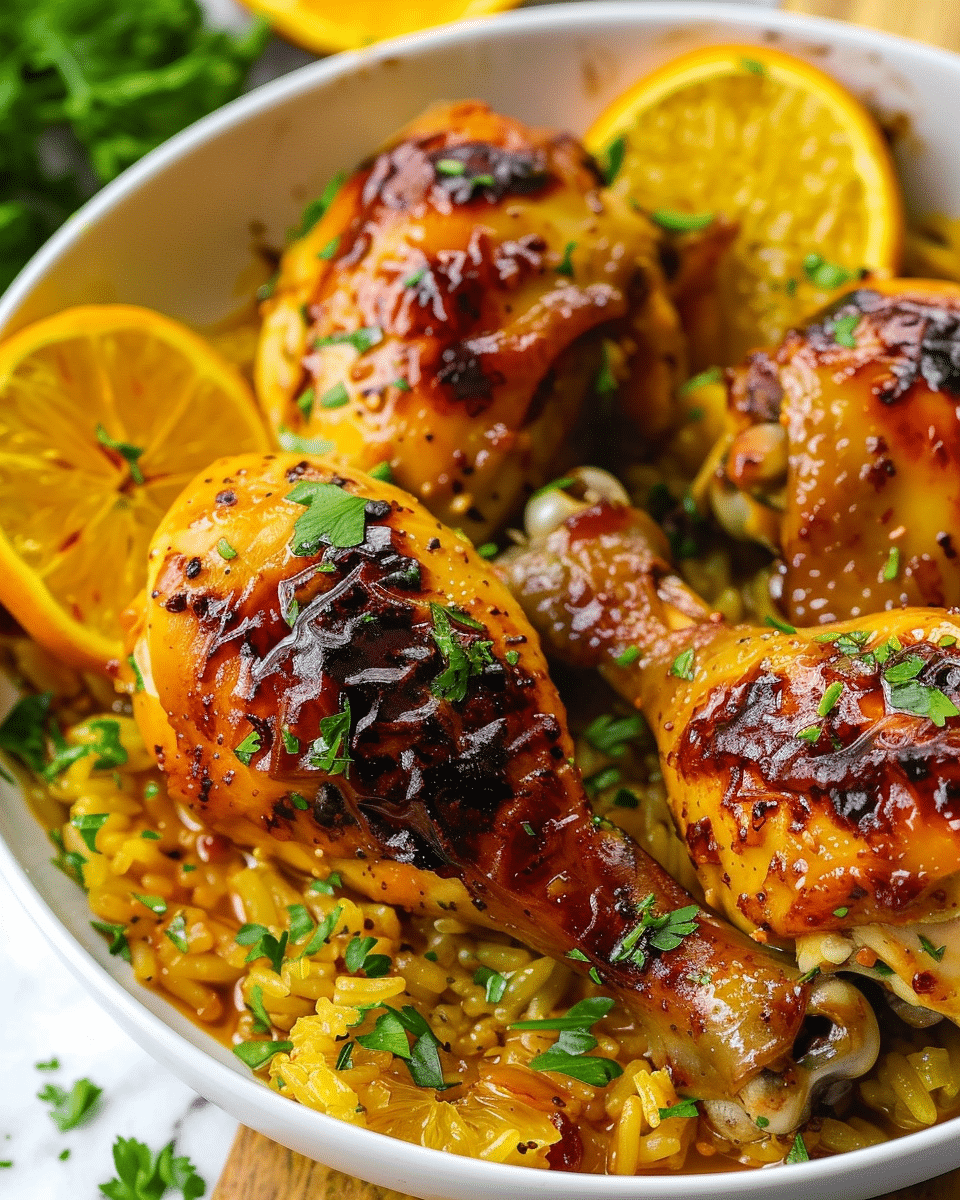 Orange Chicken Legs Recipe