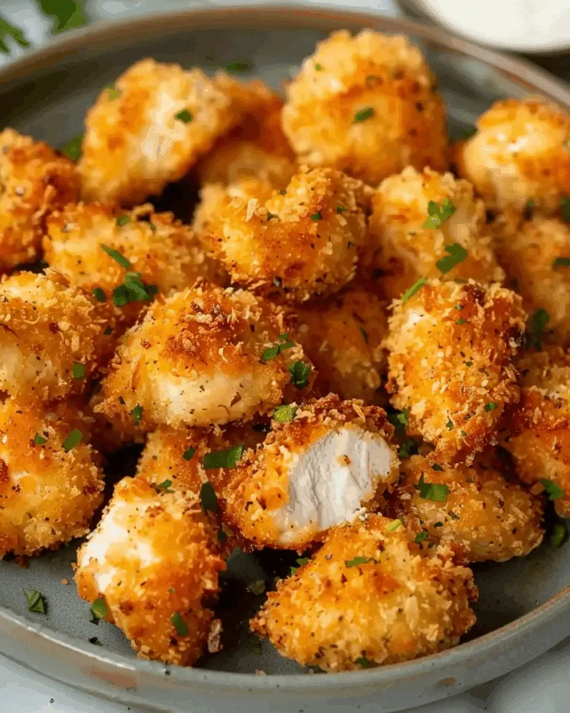 Air Fryer Ranch-Crusted Chicken Bites