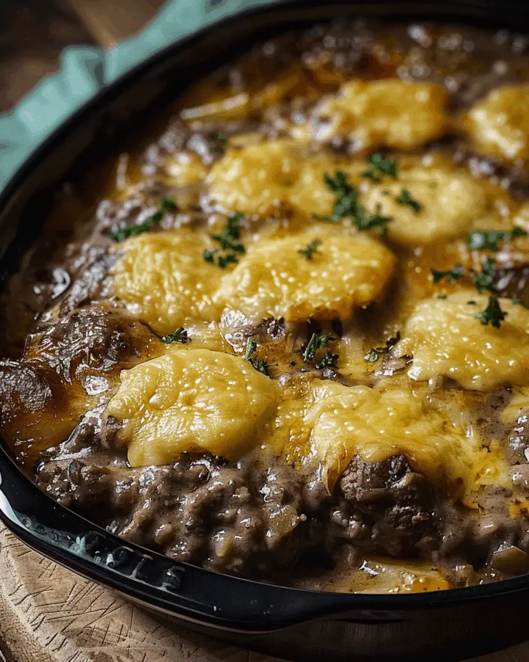 Amish Hamburger Steak Bake