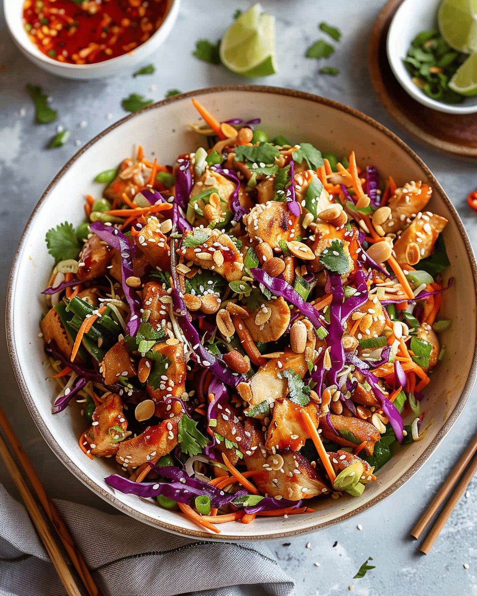 Asian Chicken Crunch Salad