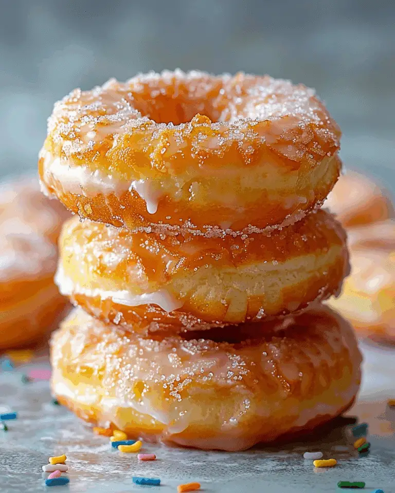 Baked French Cruller Donuts