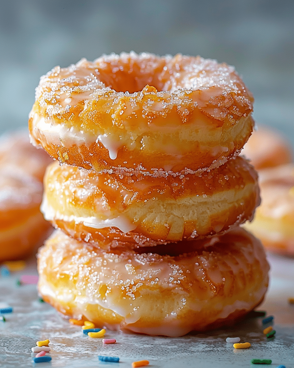 Baked French Cruller Donuts