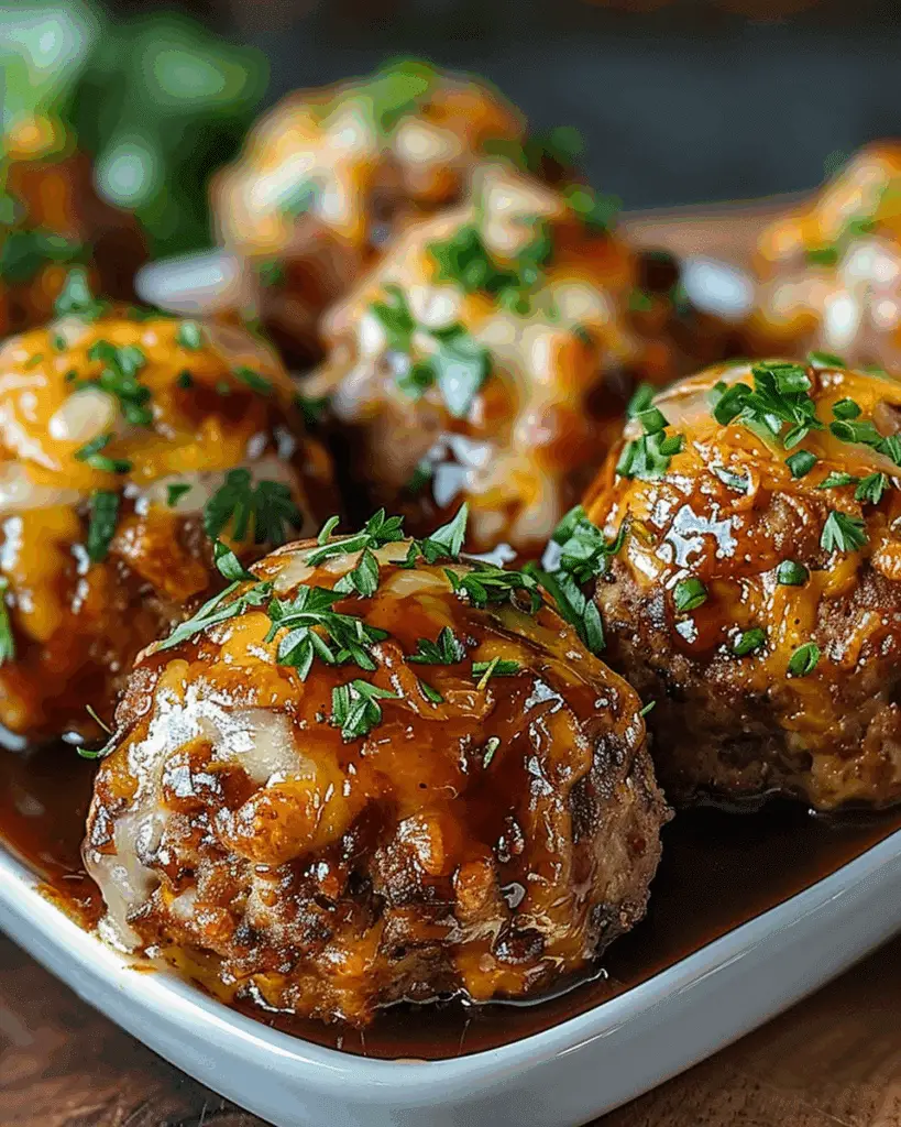 Baked Meatball School Lunch Ideas: Cheesy BBQ Meatball Bites
