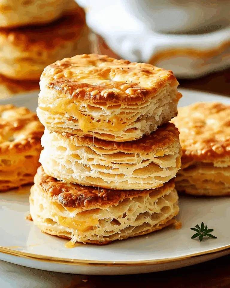 Sausage Cheese Butter Swim Biscuits