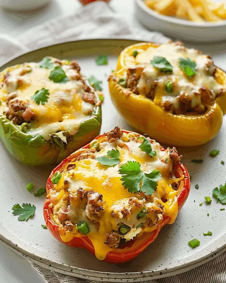 Breakfast Stuffed Bell Peppers
