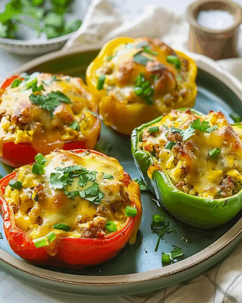 Breakfast Stuffed Bell Peppers