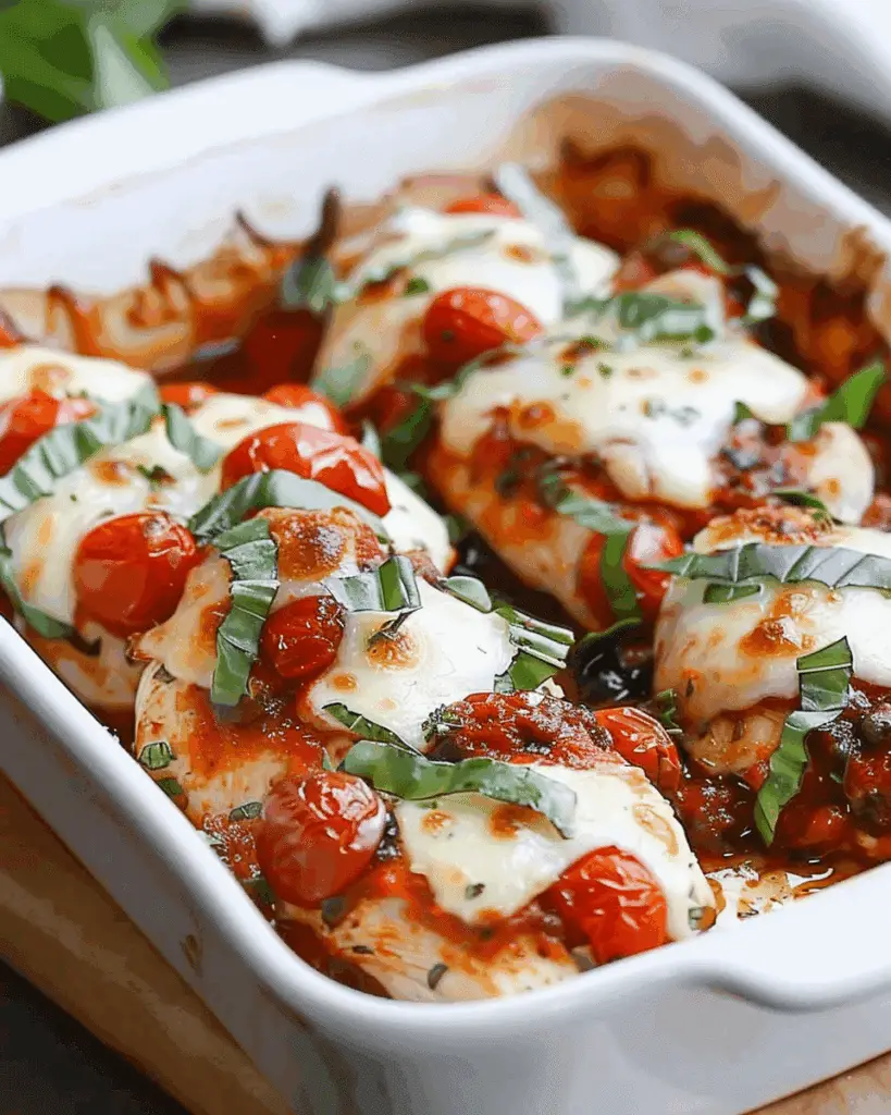 Bruschetta Chicken Bake