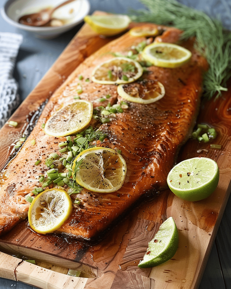 Cedar Planked Salmon Recipe