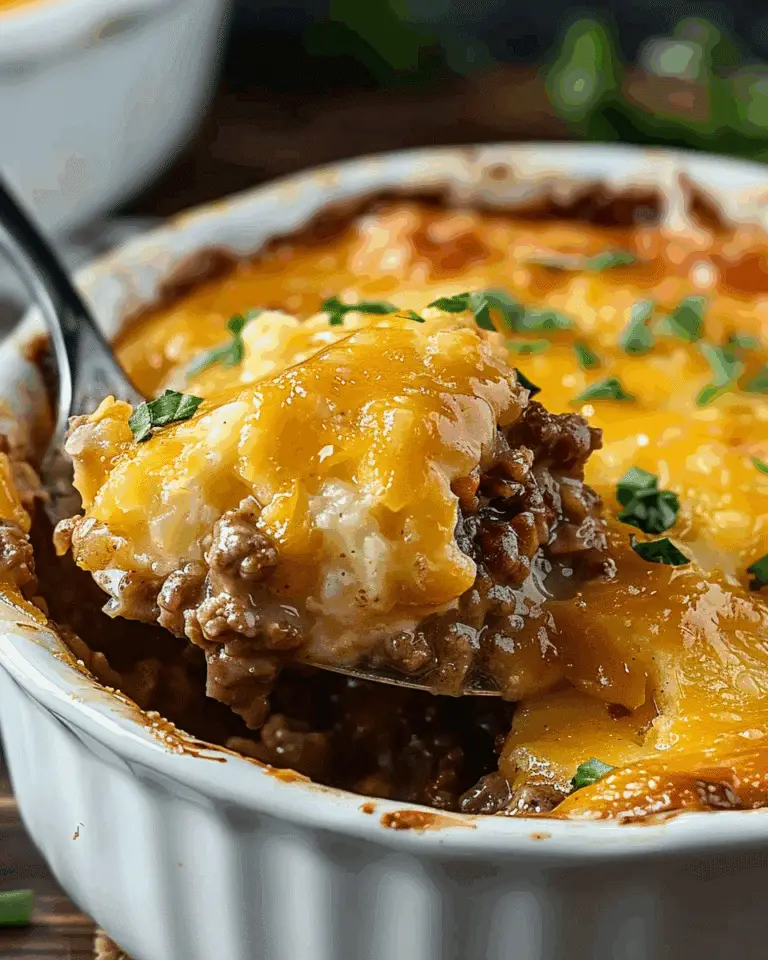 Cheddar Bay Ground Beef Cobbler