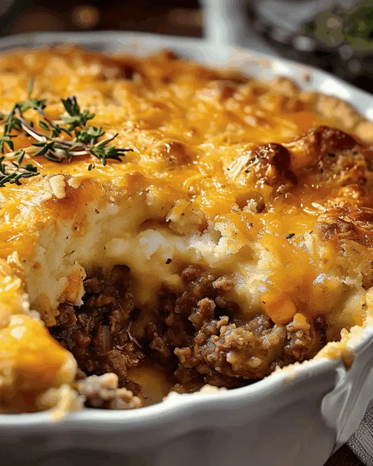 Cheddar Bay Ground Beef Cobbler