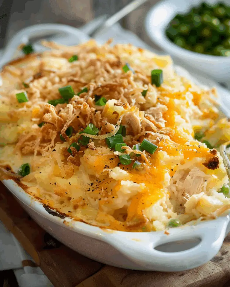 Chicken Mashed Potato Casserole Recipe