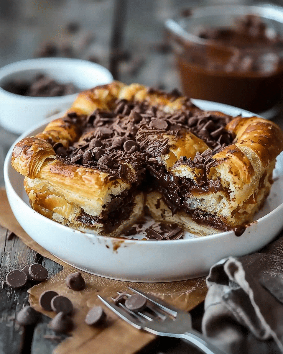 Chocolate Croissant Breakfast Bake: Sweet Breakfast Bliss