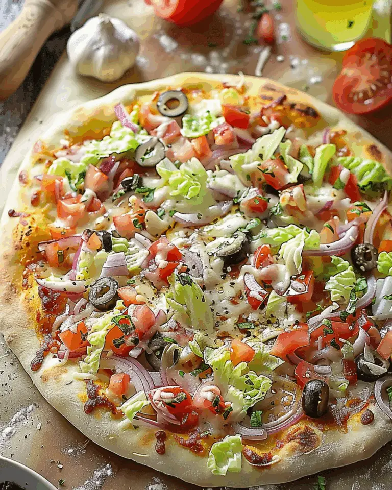 Chopped Italian Salad Pizza Recipe