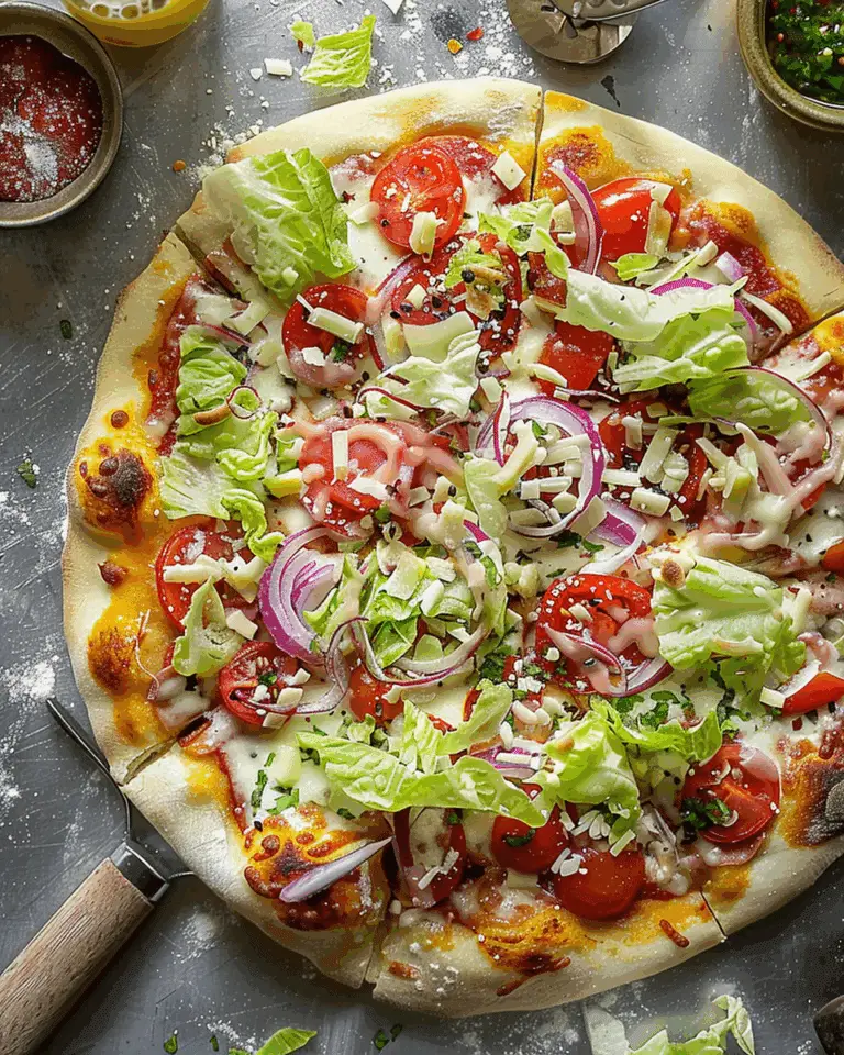 Chopped Italian Salad Pizza Recipe