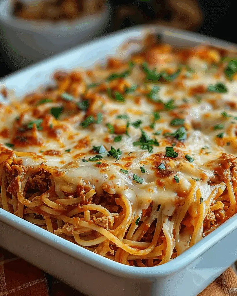 Comforting and Spicy Chicken Spaghetti Casserole for Easy Southern Dinners
