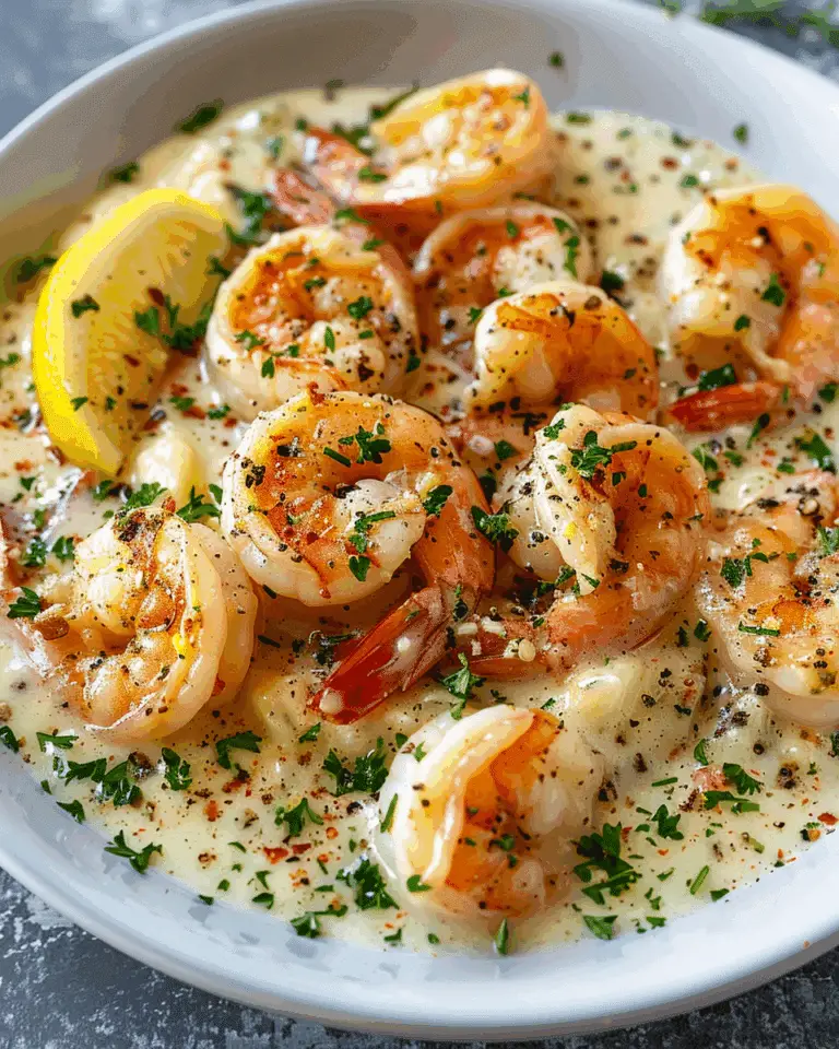 Creamy Garlic Shrimp