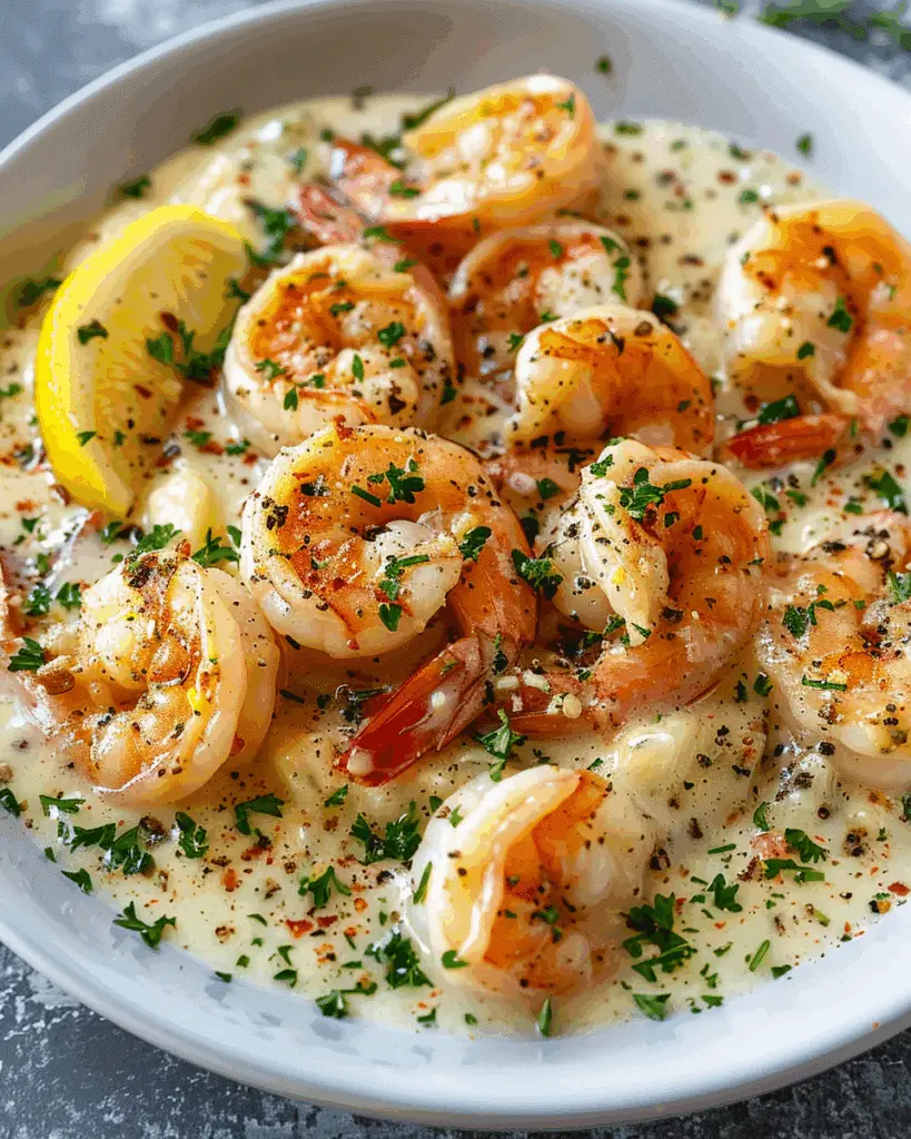 Creamy Garlic Shrimp