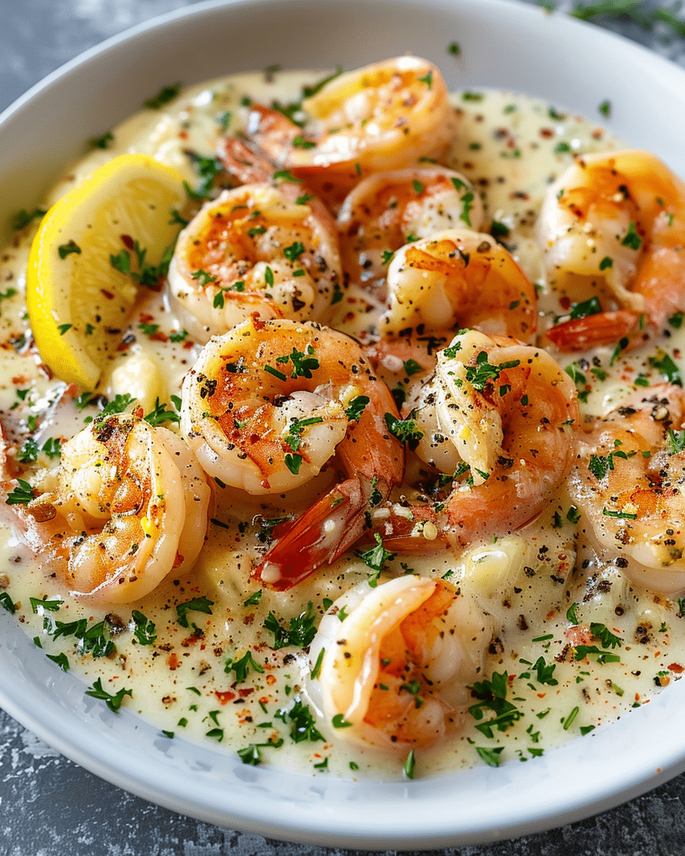 Creamy Garlic Shrimp