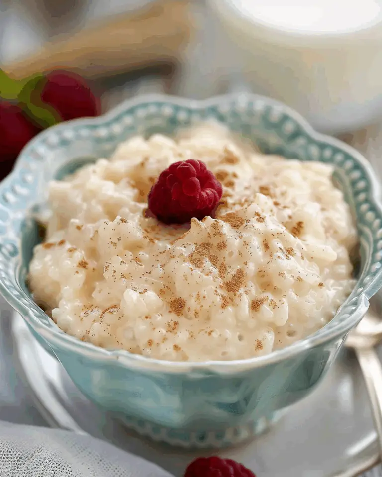 Creamy Rice Pudding: A Comforting Classic Dessert