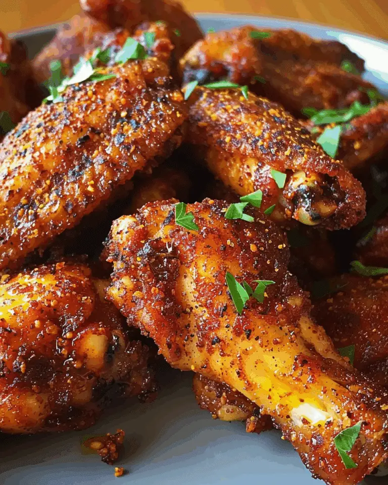 Crispy Dry Rub Chicken Wings