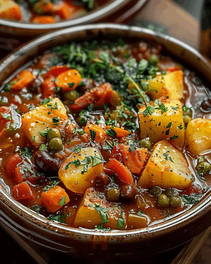 Crockpot Fall Veggie Stew