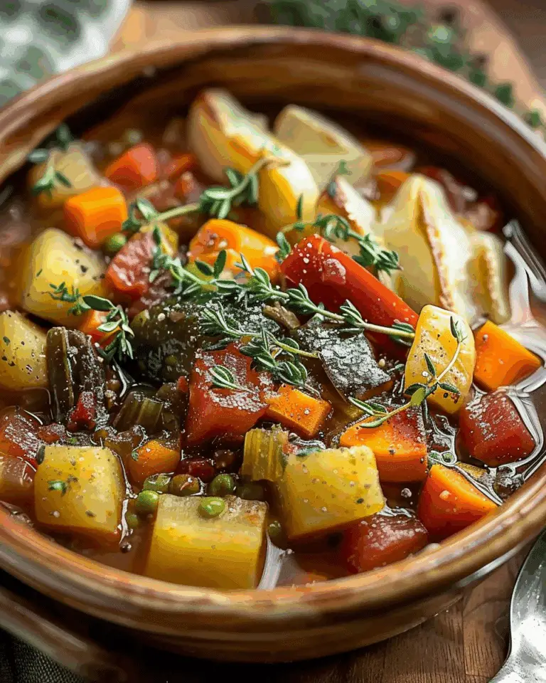 Crockpot Fall Veggie Stew