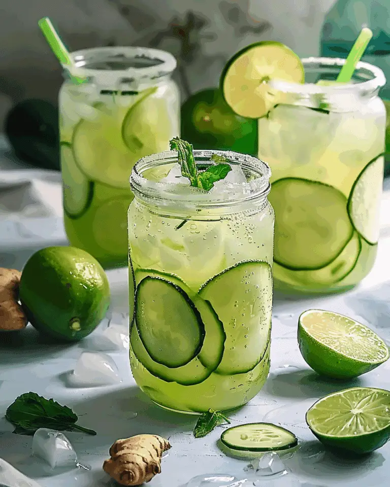 Cucumber Ginger Lime Refresher
