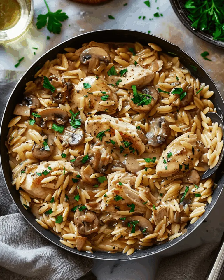 Decadent Creamy Chicken Orzo Recipe Everyone Will Love