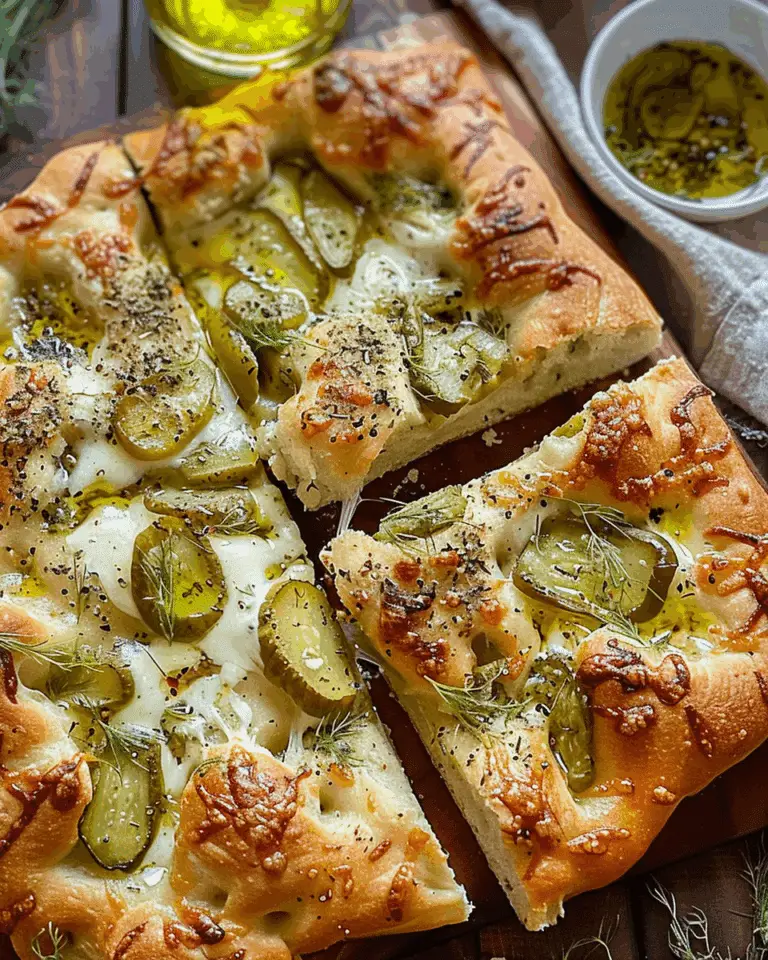 Dill Pickle Focaccia
