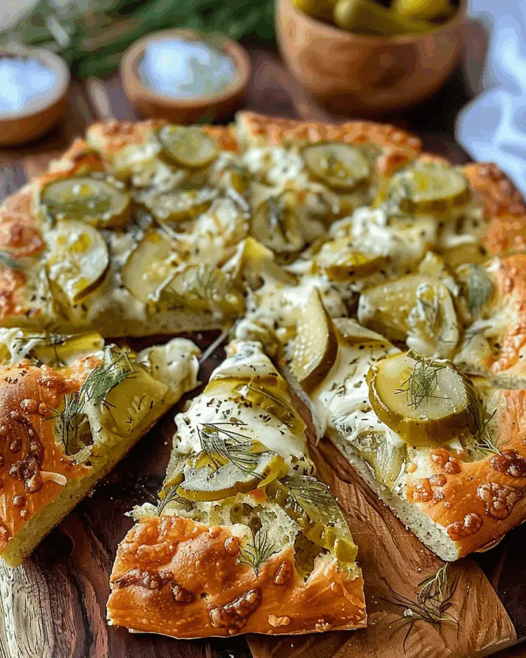 Dill Pickle Focaccia