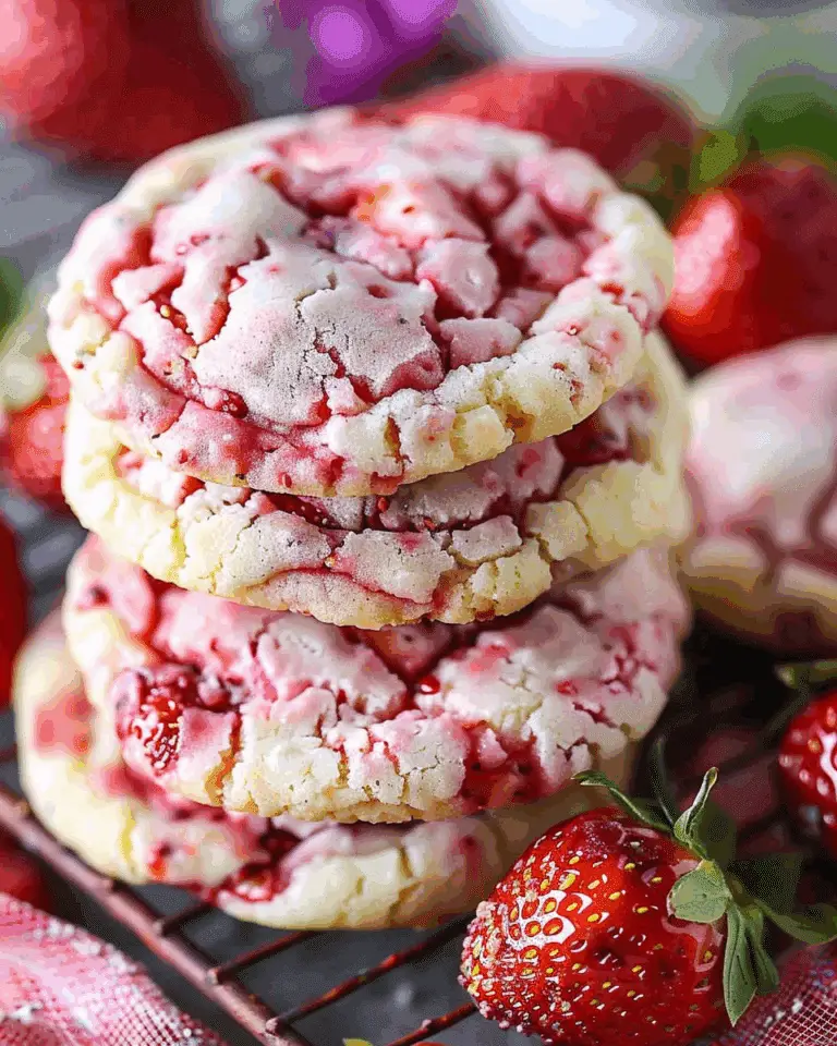 Double Strawberry Sugar Cookies