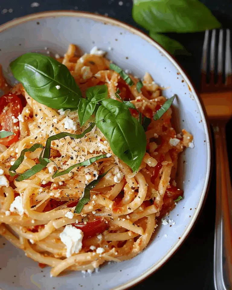 Easy Feta Tomato Pasta
