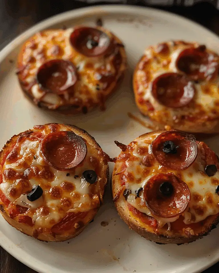 Easy Mini Bagel Pizzas