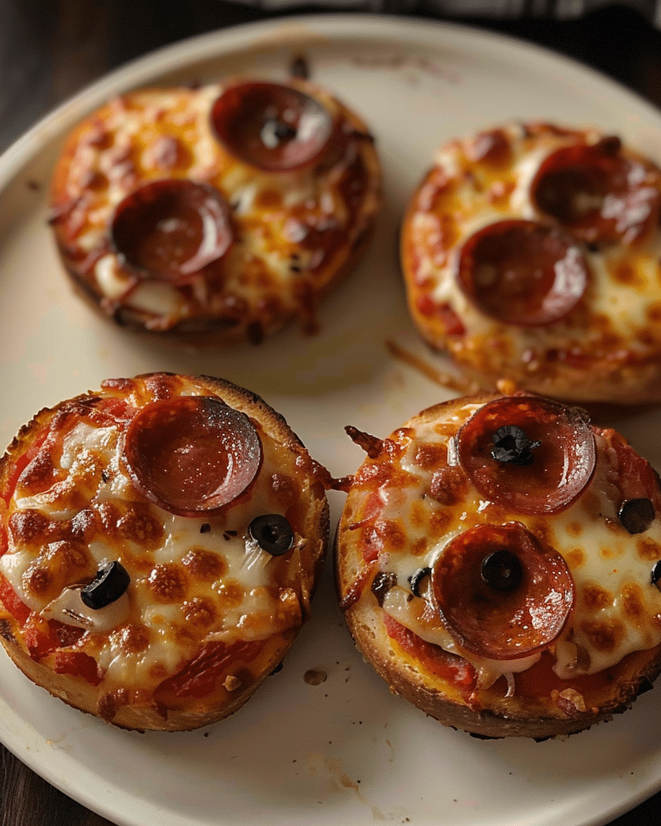 Easy Mini Bagel Pizzas