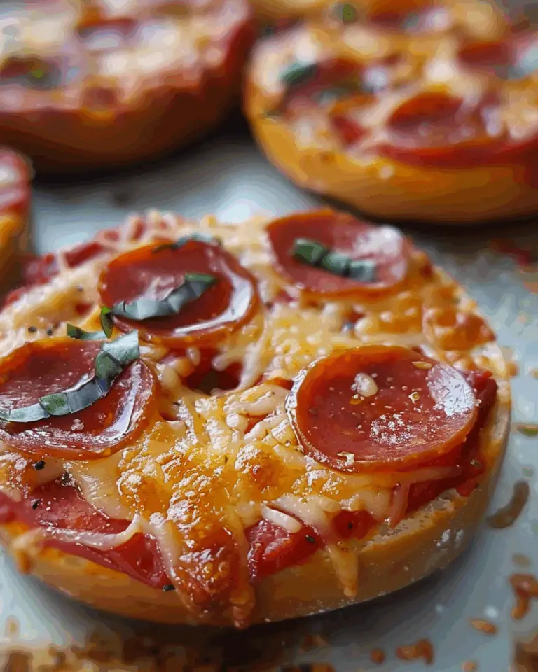 Easy Mini Bagel Pizzas