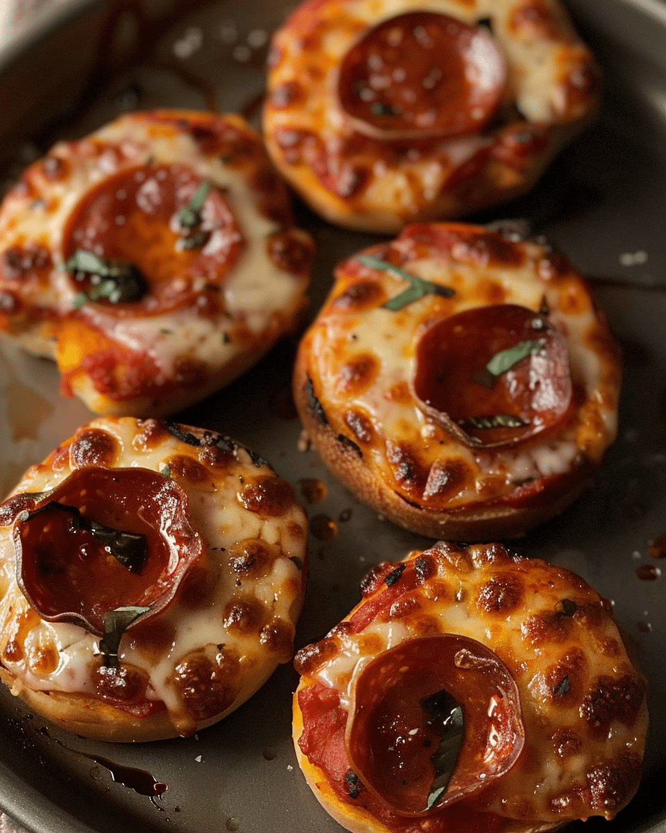 Easy Mini Bagel Pizzas