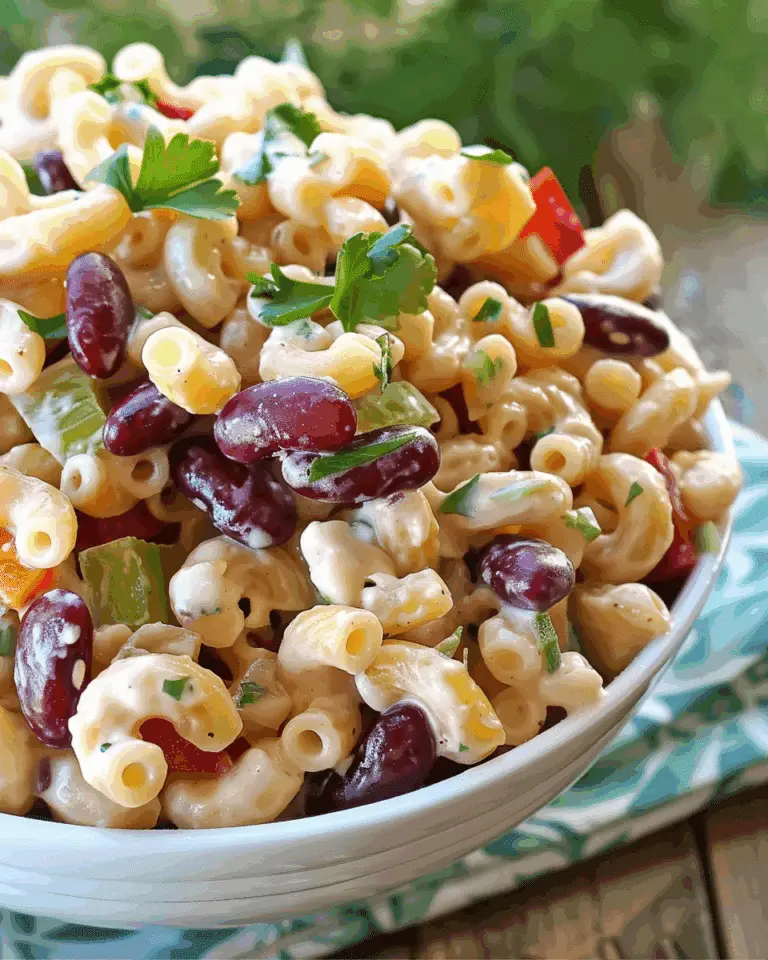 Elbow Macaroni and Kidney Bean Salad Recipe