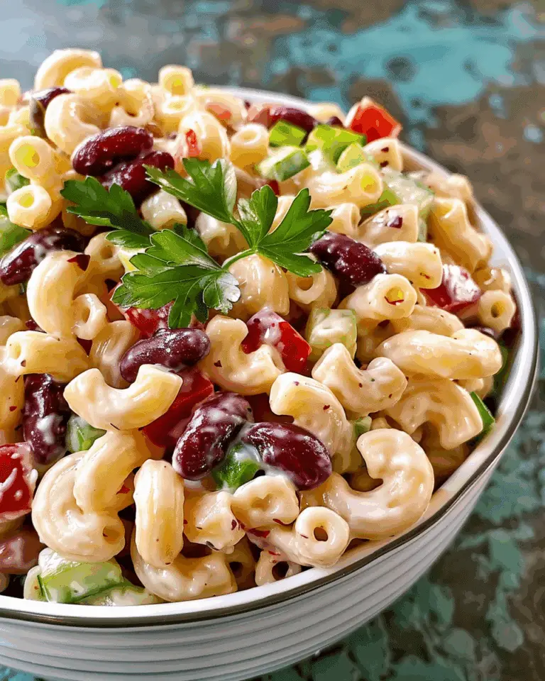Elbow Macaroni and Kidney Bean Salad Recipe
