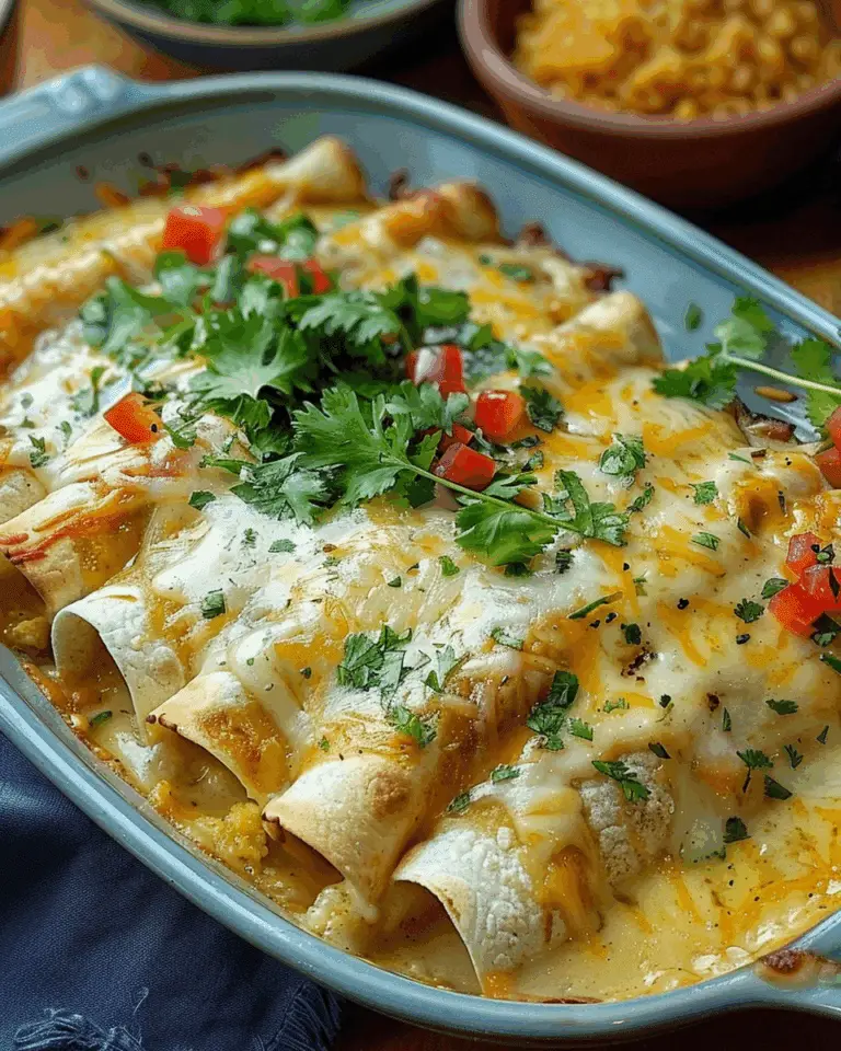Enchiladas Suizas: Creamy, Comforting, and Bursting with Flavor