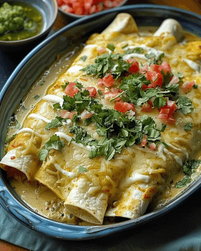 Enchiladas Suizas: Creamy, Comforting, and Bursting with Flavor