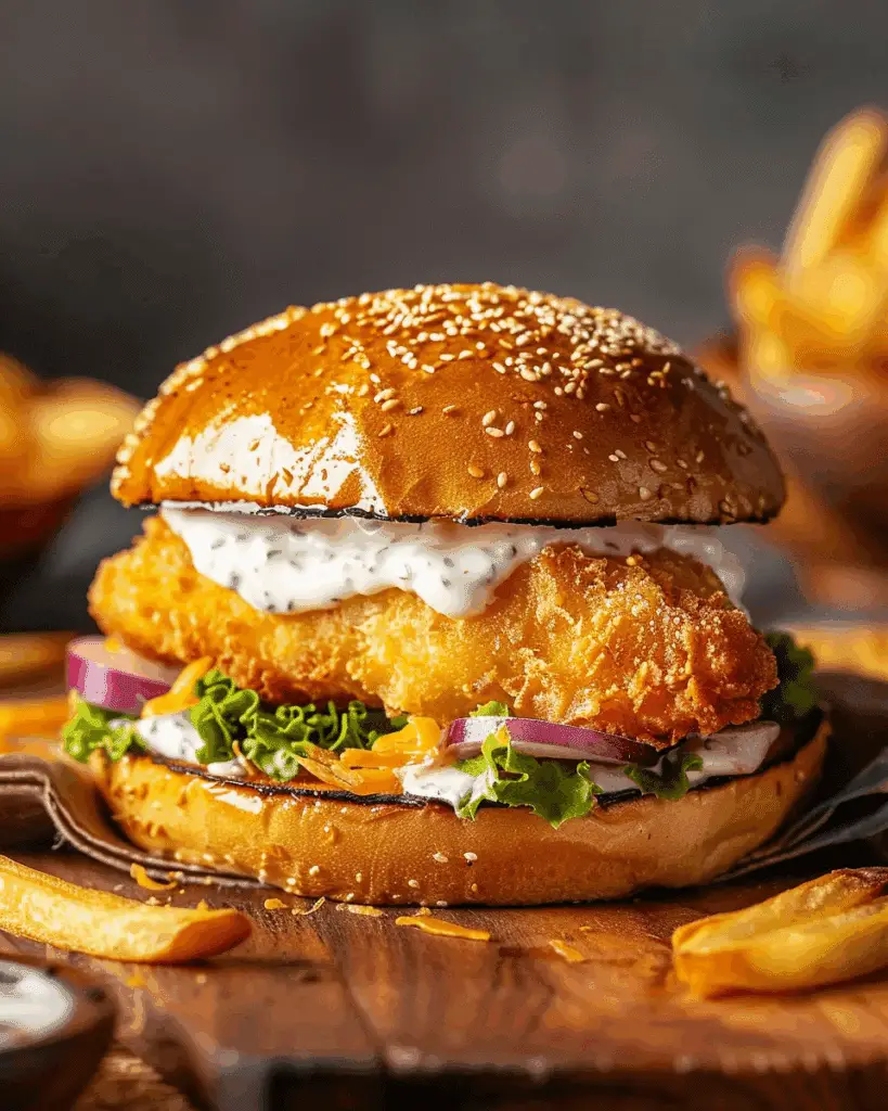 Fish Sandwich Recipe (Crispy and Oven Baked)