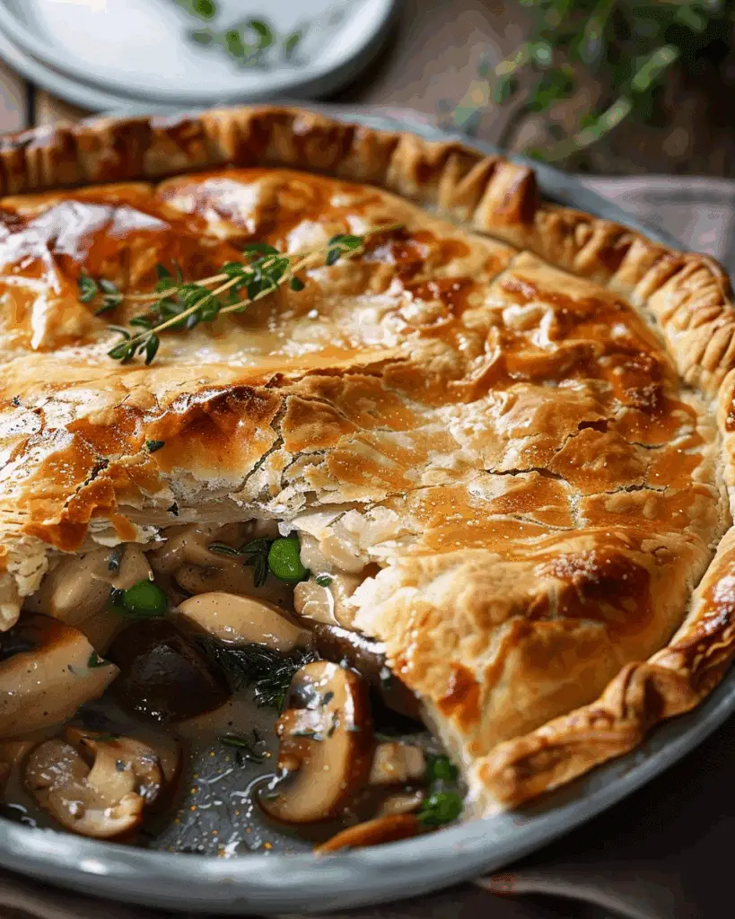 French Chicken and Mushroom Pie: A Deliciously Simple Classic in 5 Steps