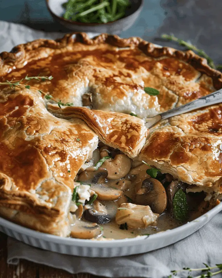 French Chicken and Mushroom Pie: A Deliciously Simple Classic in 5 Steps