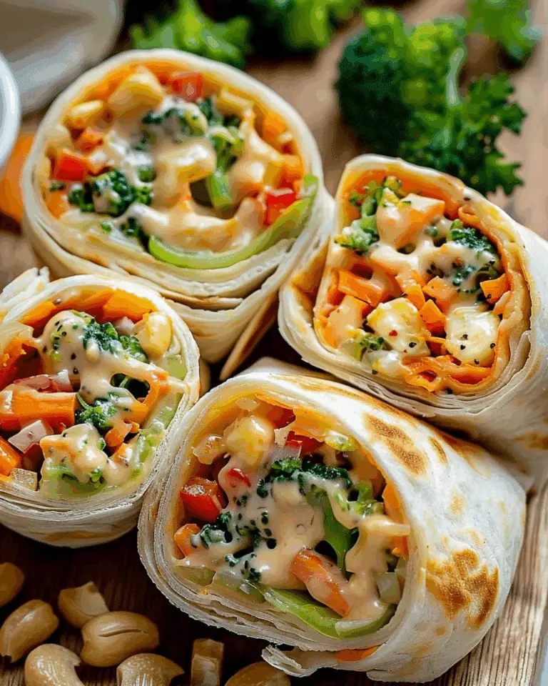 Fresh Vegetable Tortilla Roll Ups