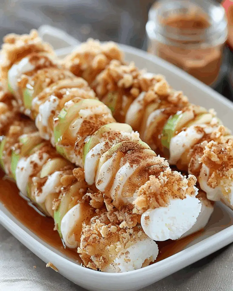 Frozen Yogurt Apple Cinnamon Sticks