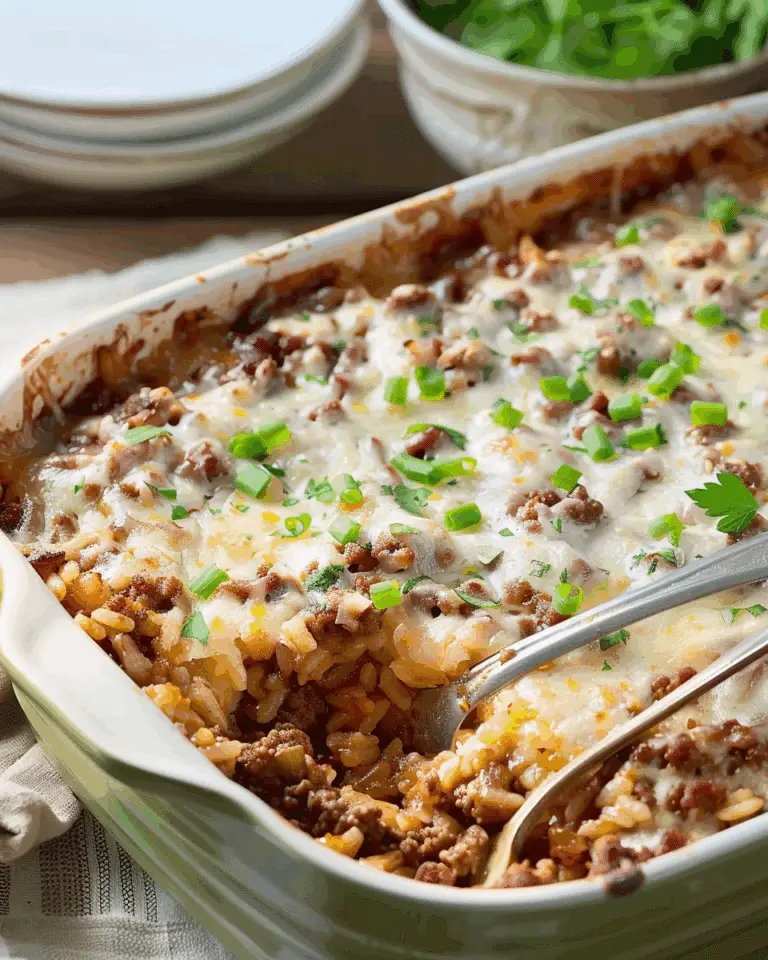 Ground Beef Casserole with Brown Rice