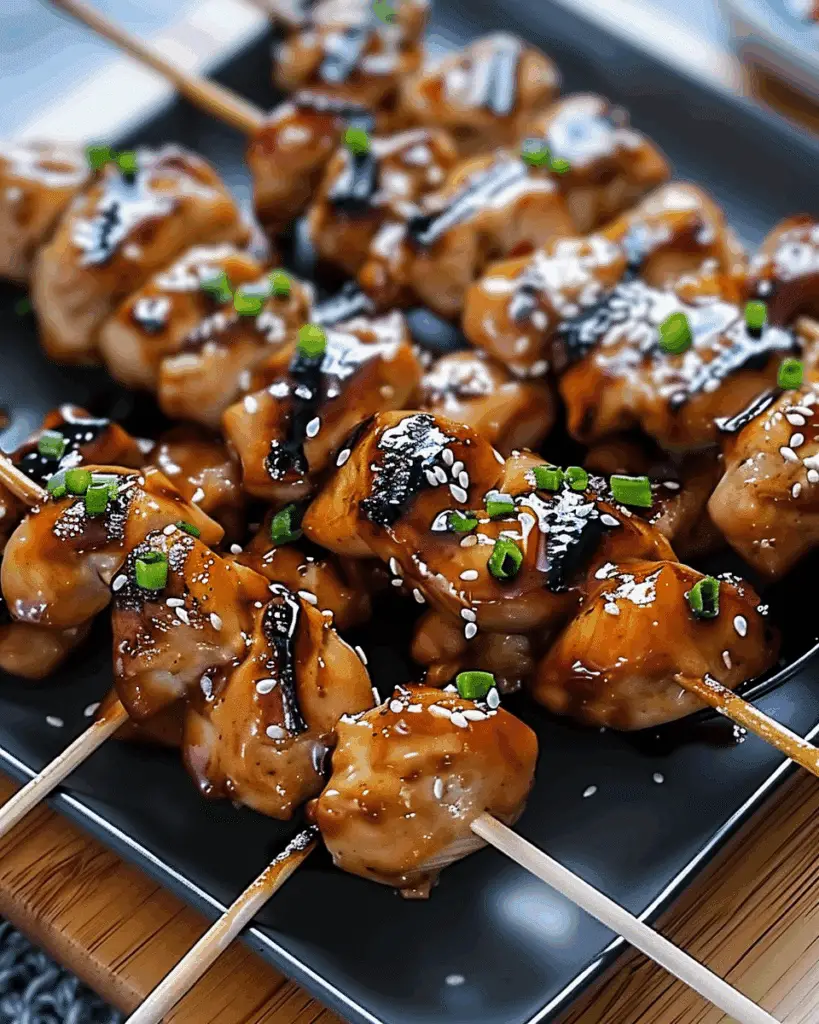 Irresistible Japanese Chicken Yakitori Skewers for Your BBQ
