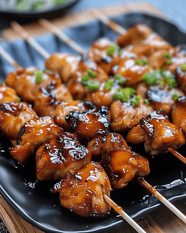 Irresistible Japanese Chicken Yakitori Skewers for Your BBQ