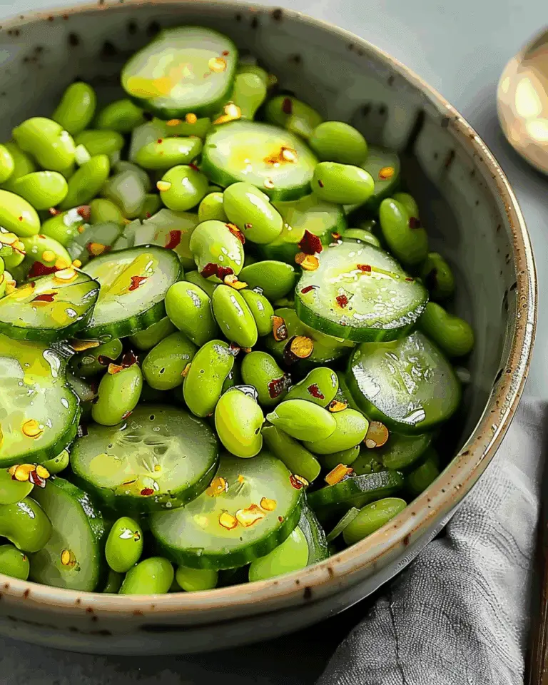 Irresistibly Fresh Cucumber Edamame Salad for a Healthy Boost
