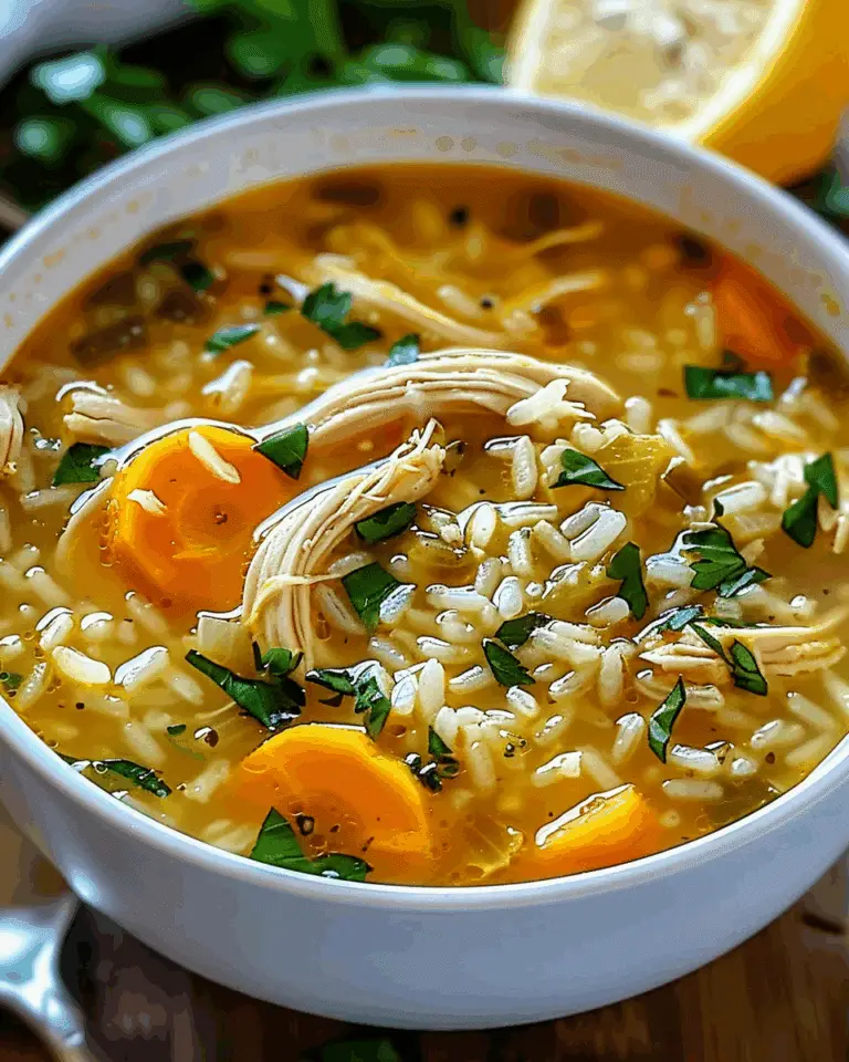 Lemon Ginger Turmeric Chicken and Rice Soup: An Incredible Ultimate Recipe